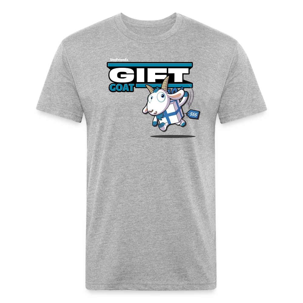 Gift Goat Character Comfort Adult Tee - heather gray