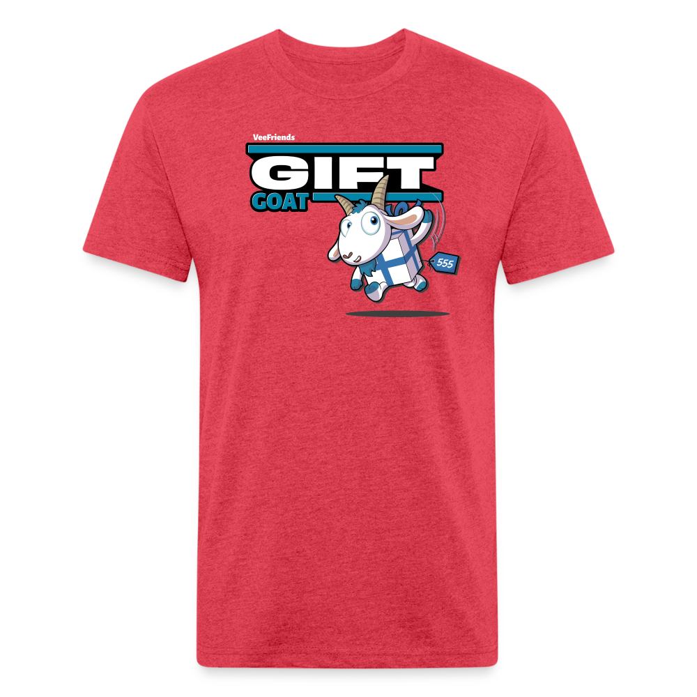 Gift Goat Character Comfort Adult Tee - heather red