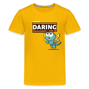Daring Dragonfly Character Comfort Kids Tee - sun yellow