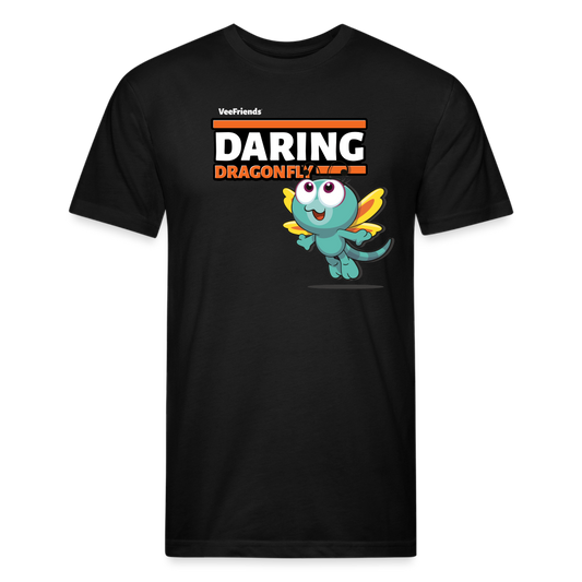 Daring Dragonfly Character Comfort Adult Tee - black