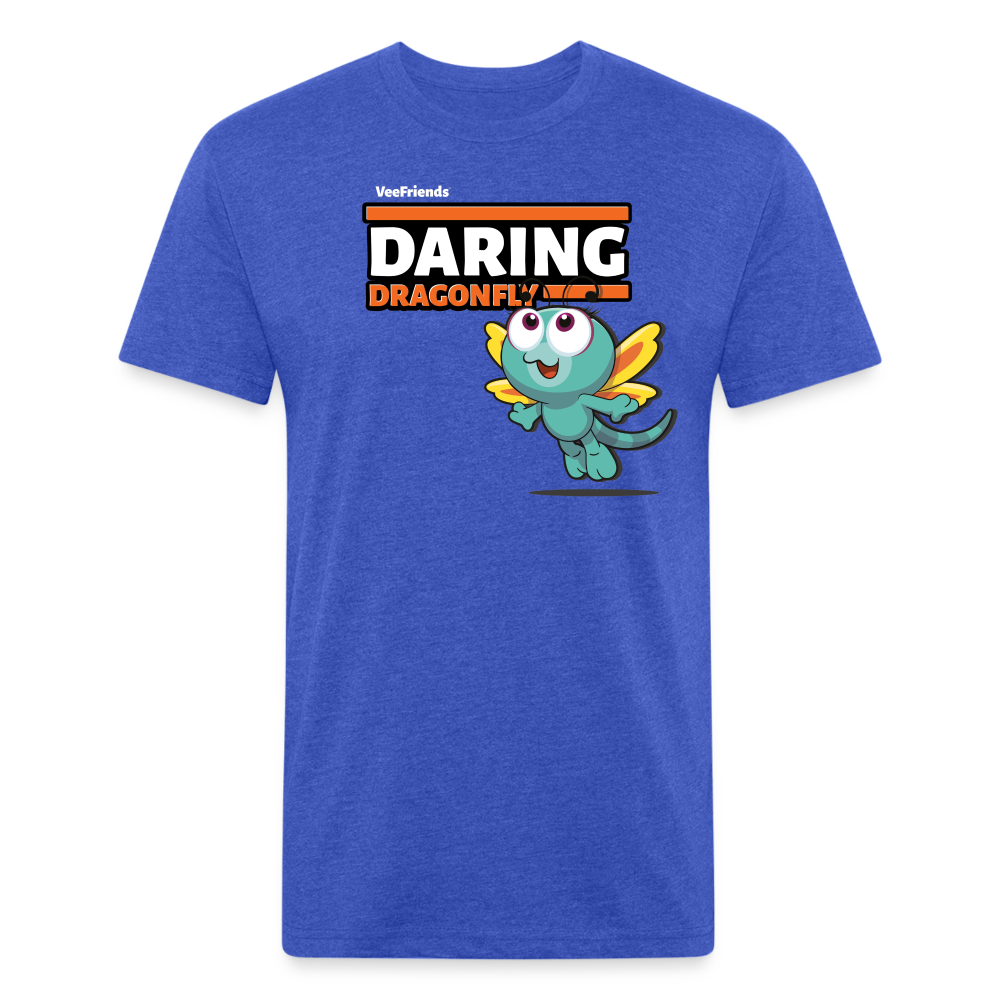 Daring Dragonfly Character Comfort Adult Tee - heather royal