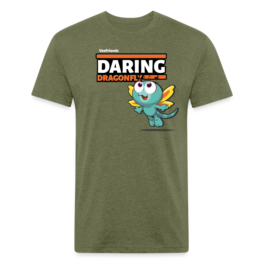 
            
                Load image into Gallery viewer, Daring Dragonfly Character Comfort Adult Tee - heather military green
            
        