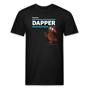 Dapper Dachshund Character Comfort Adult Tee - black