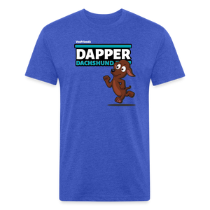 
            
                Load image into Gallery viewer, Dapper Dachshund Character Comfort Adult Tee - heather royal
            
        