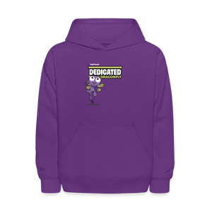 Dedicated Dragonfly Character Comfort Kids Hoodie - purple