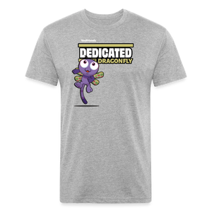 Dedicated Dragonfly Character Comfort Adult Tee - heather gray