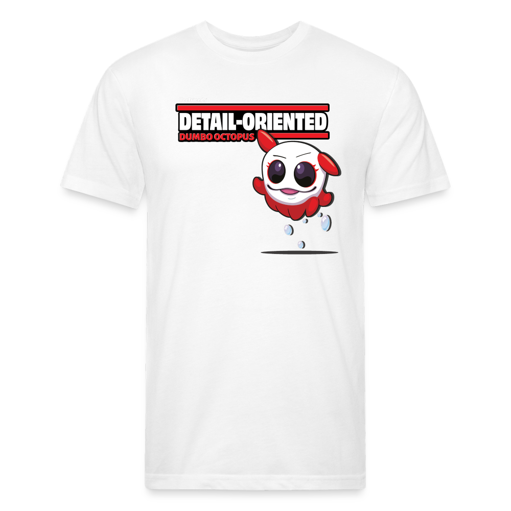Detail-Oriented Dumbo Octopus Character Comfort Adult Tee - white