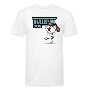 Dialed In Dog Character Comfort Adult Tee - white