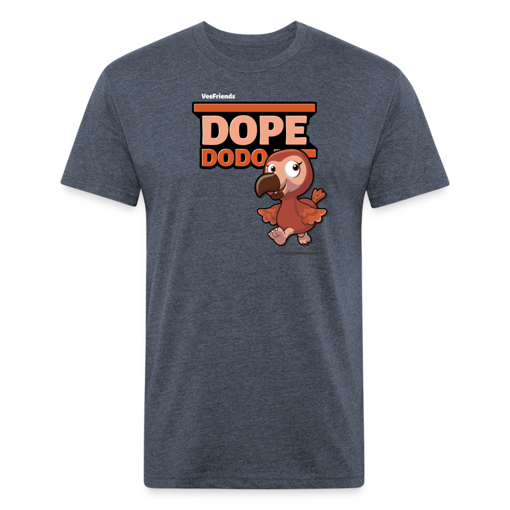 Dope Dodo Character Comfort Adult Tee - heather navy