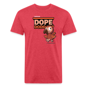 Dope Dodo Character Comfort Adult Tee - heather red