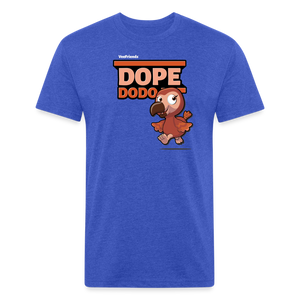 Dope Dodo Character Comfort Adult Tee - heather royal