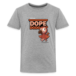 Dope Dodo Character Comfort Kids Tee - heather gray