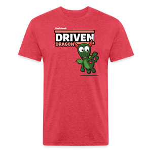 Driven Dragon Character Comfort Adult Tee - heather red