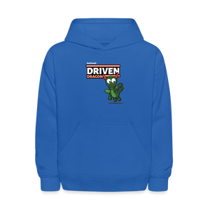 
            
                Load image into Gallery viewer, Driven Dragon Character Comfort Kids Hoodie - royal blue
            
        
