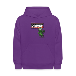 
            
                Load image into Gallery viewer, Driven Dragon Character Comfort Kids Hoodie - purple
            
        