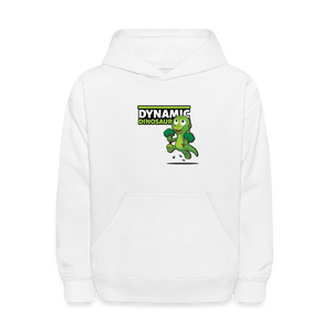 
            
                Load image into Gallery viewer, Dynamic Dinosaur Character Comfort Kids Hoodie - white
            
        