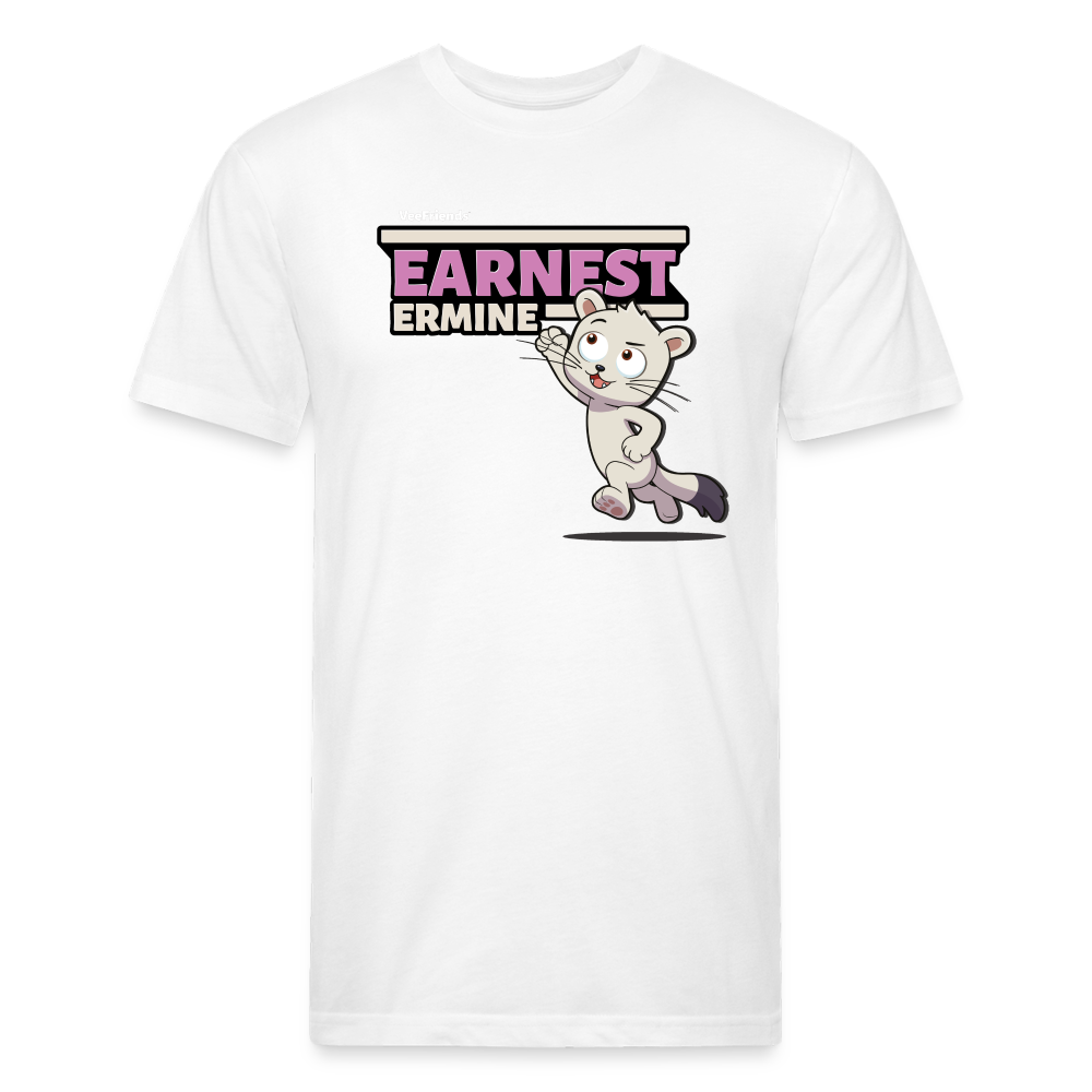 Earnest Ermine Character Comfort Adult Tee - white