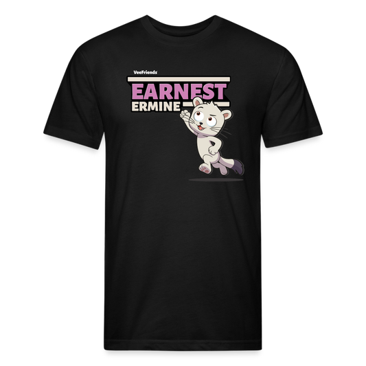 Earnest Ermine Character Comfort Adult Tee - black