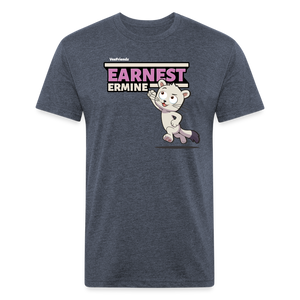 
            
                Load image into Gallery viewer, Earnest Ermine Character Comfort Adult Tee - heather navy
            
        