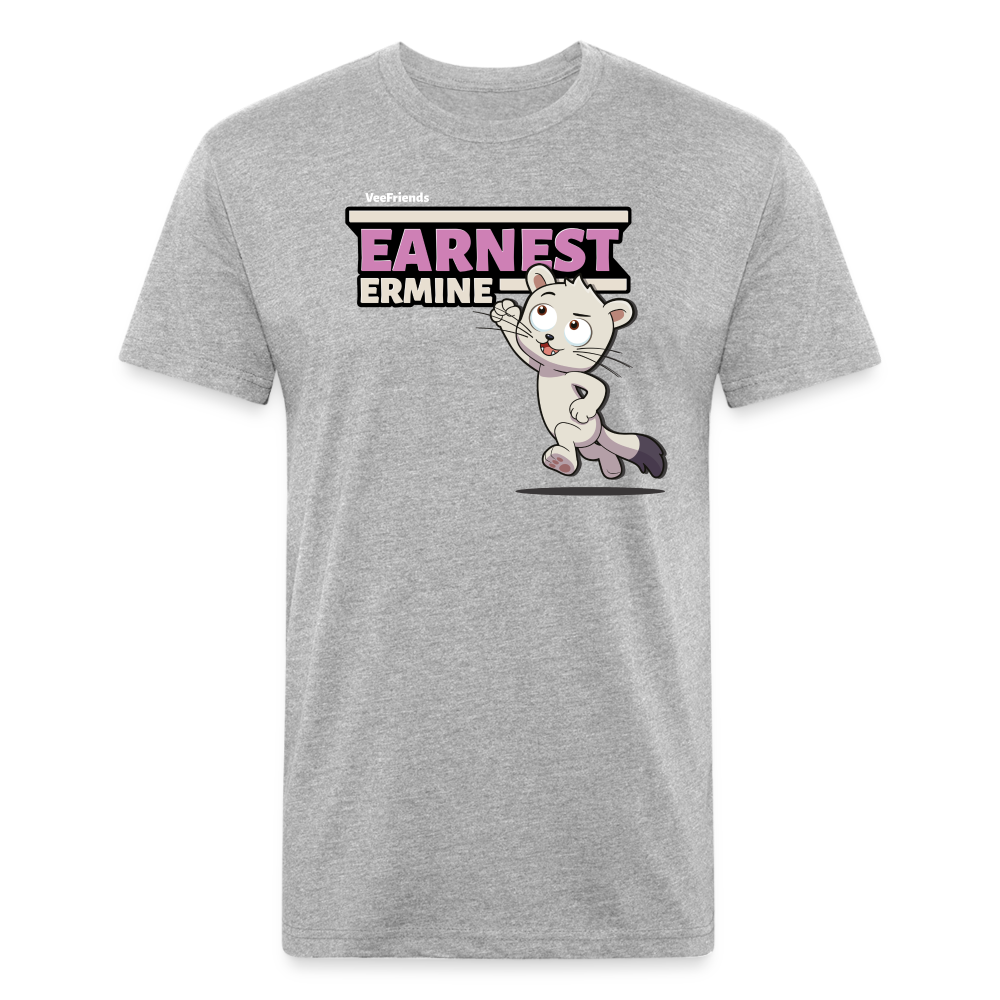 Earnest Ermine Character Comfort Adult Tee - heather gray