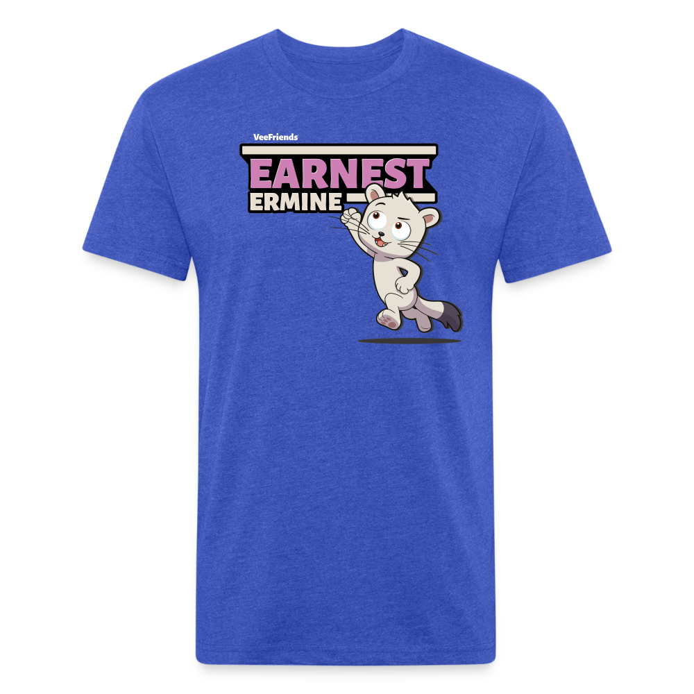 Earnest Ermine Character Comfort Adult Tee - heather royal