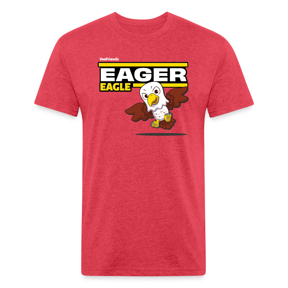 
            
                Load image into Gallery viewer, Eager Eagle Character Comfort Adult Tee - heather red
            
        