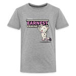 Earnest Ermine Character Comfort Kids Tee - heather gray