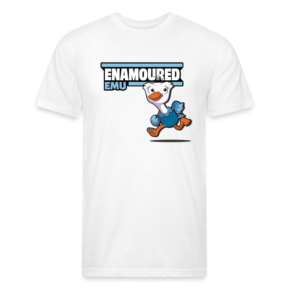 Enamoured Emu Character Comfort Adult Tee - white