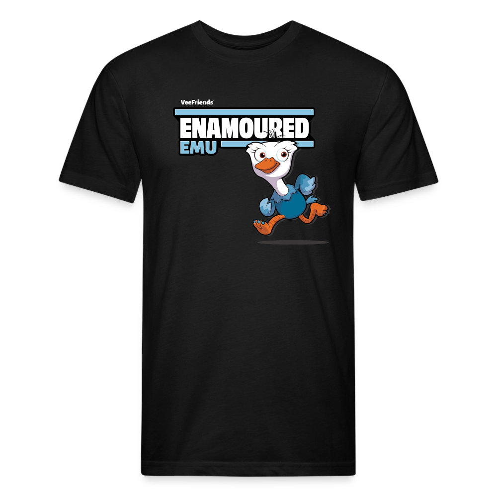 Enamoured Emu Character Comfort Adult Tee - black