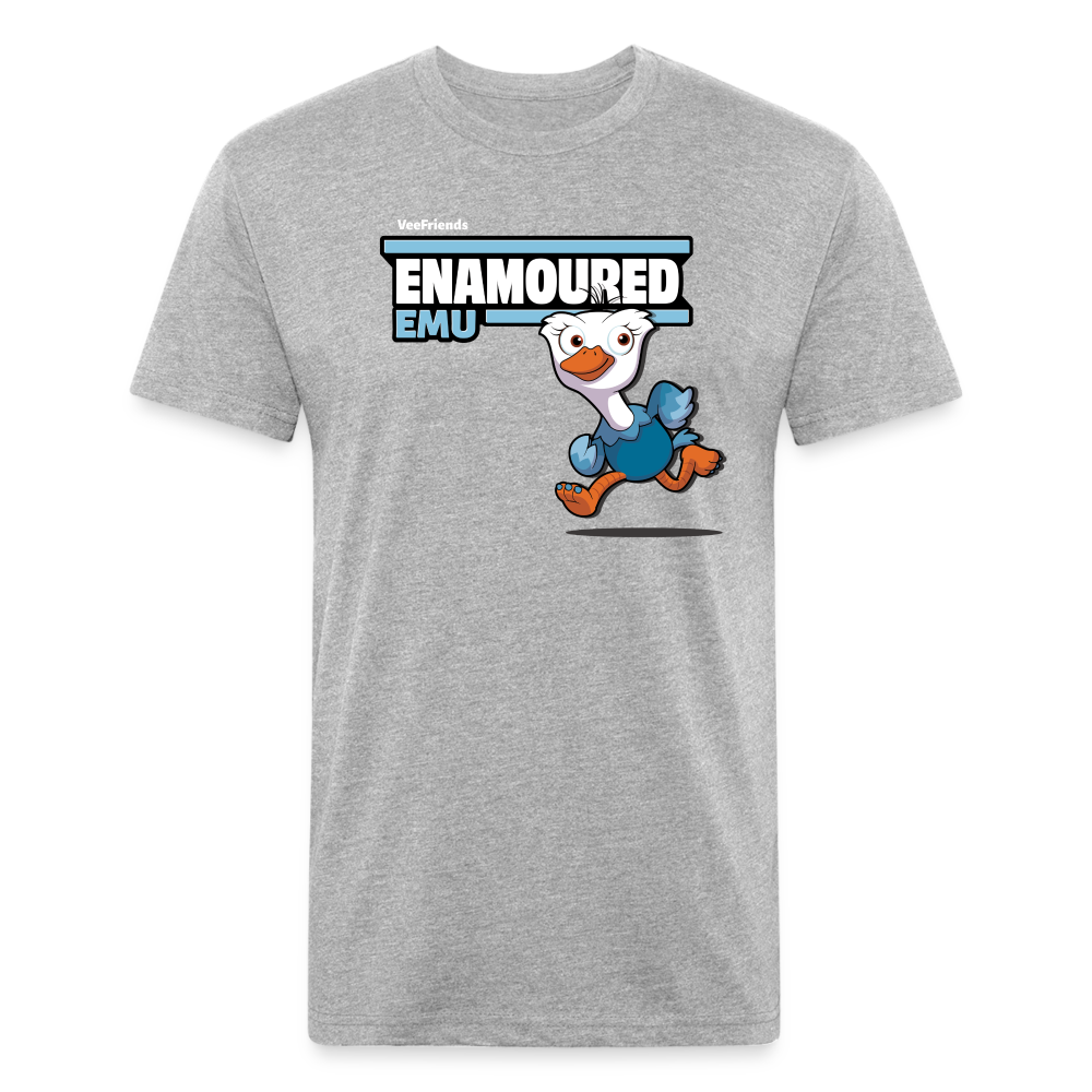 Enamoured Emu Character Comfort Adult Tee - heather gray