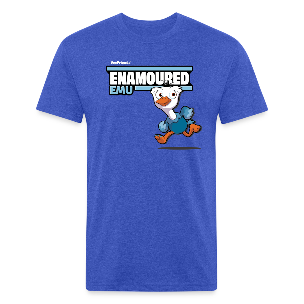 Enamoured Emu Character Comfort Adult Tee - heather royal