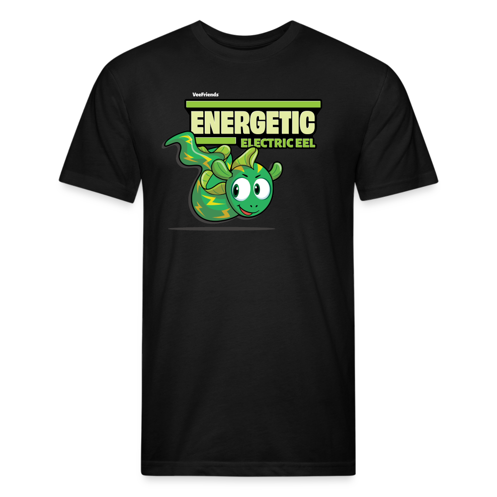 Energetic Electric Eel Character Comfort Adult Tee - black