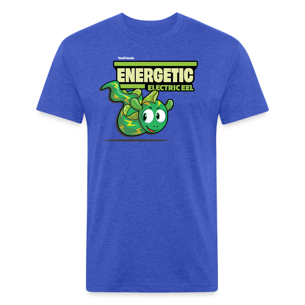 Energetic Electric Eel Character Comfort Adult Tee - heather royal