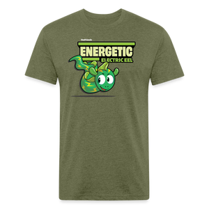 Energetic Electric Eel Character Comfort Adult Tee - heather military green