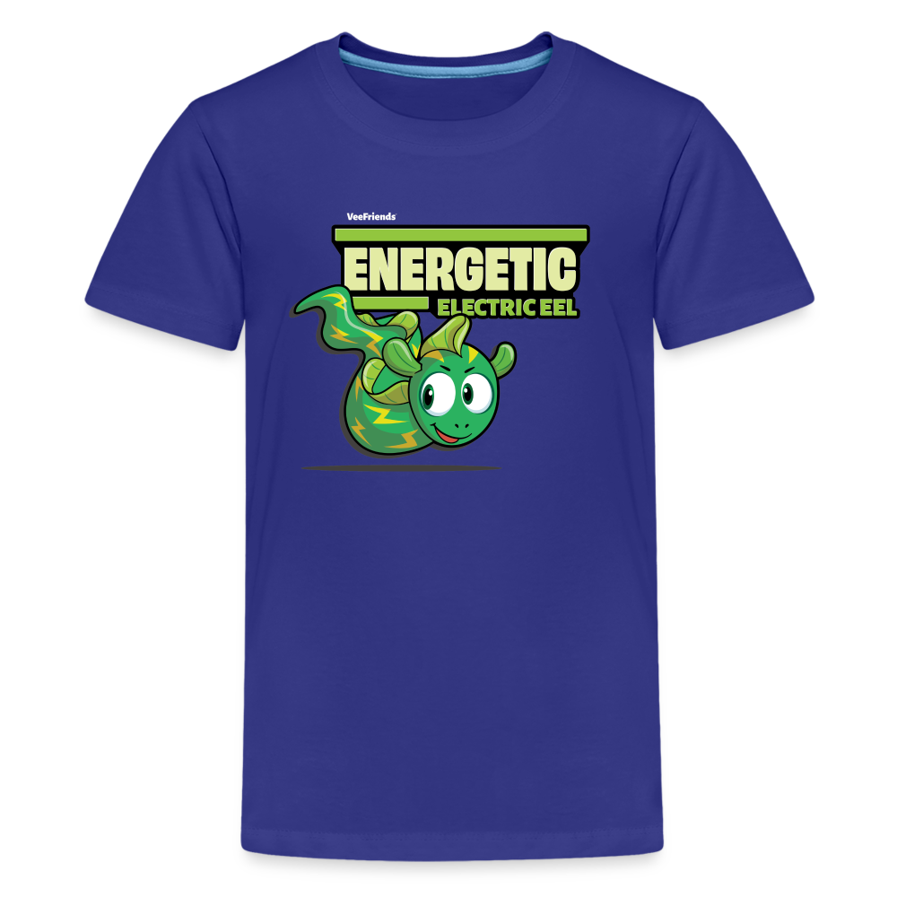 Energetic Electric Eel Character Comfort Kids Tee - royal blue