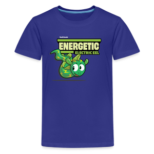 Energetic Electric Eel Character Comfort Kids Tee - royal blue