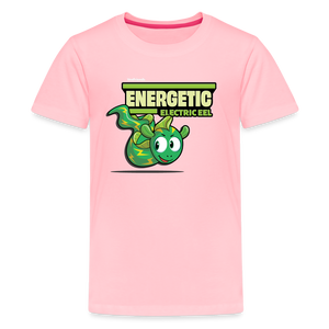 Energetic Electric Eel Character Comfort Kids Tee - pink