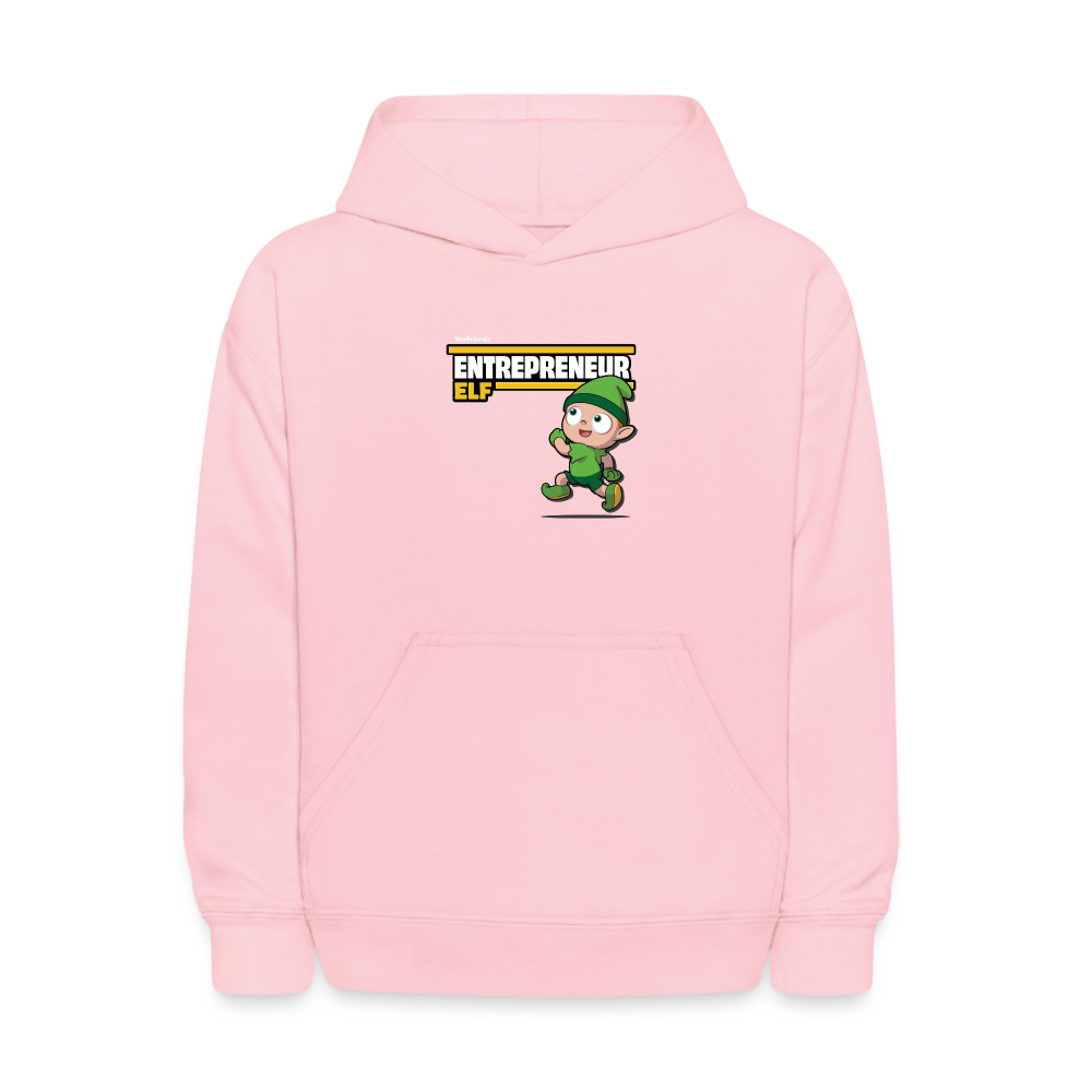 Entrepreneur Elf Character Comfort Kids Hoodie - pink