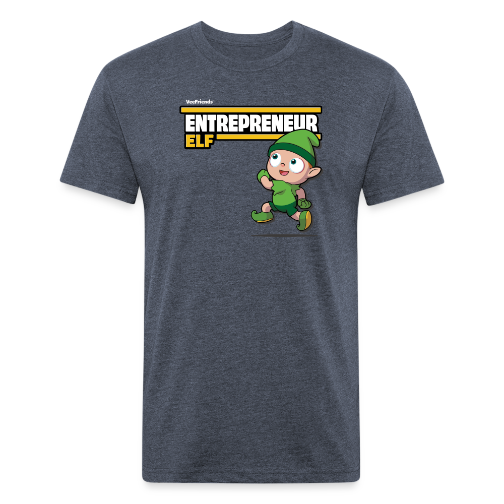Entrepreneur Elf Character Comfort Adult Tee - heather navy