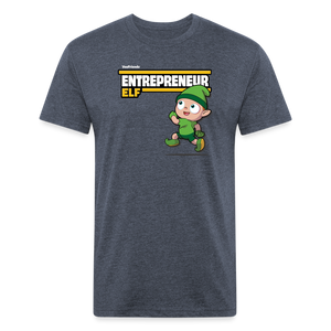 Entrepreneur Elf Character Comfort Adult Tee - heather navy