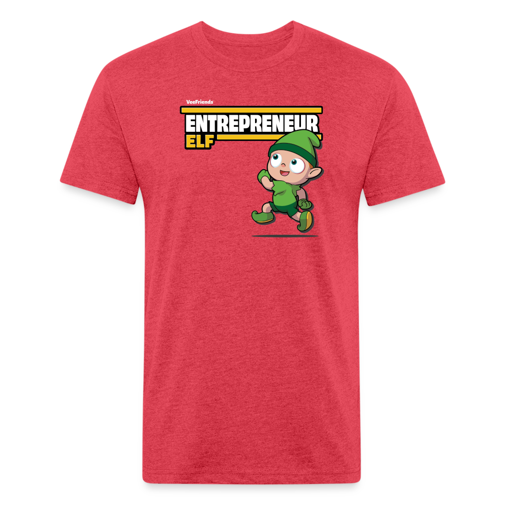 Entrepreneur Elf Character Comfort Adult Tee - heather red