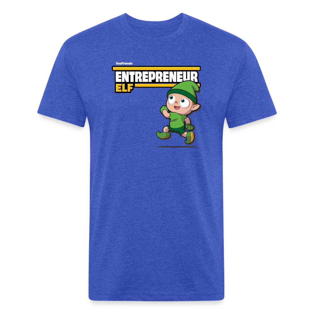 Entrepreneur Elf Character Comfort Adult Tee - heather royal