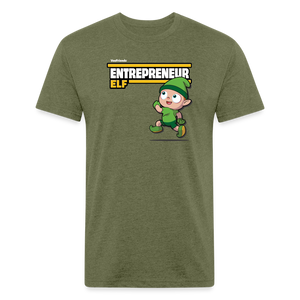 
            
                Load image into Gallery viewer, Entrepreneur Elf Character Comfort Adult Tee - heather military green
            
        