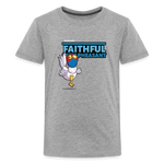 Faithful Pheasant Character Comfort Kids Tee - heather gray