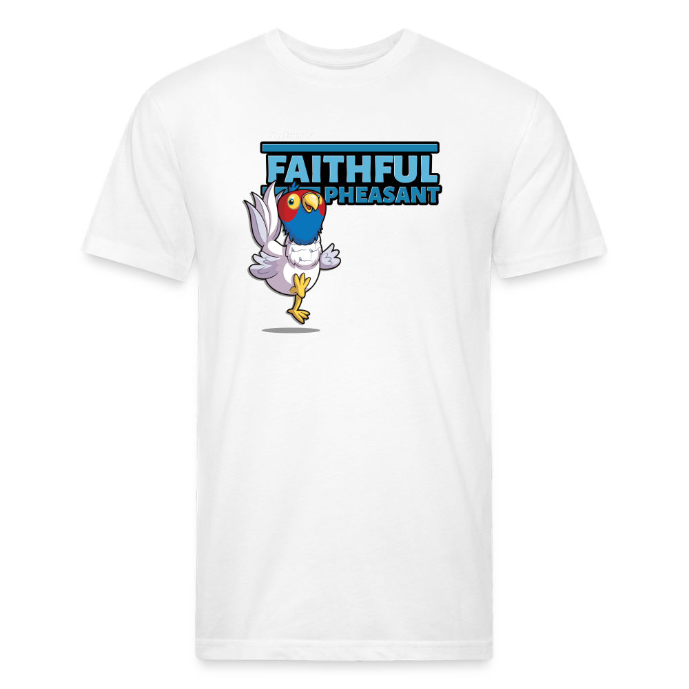 Faithful Pheasant Character Comfort Adult Tee - white