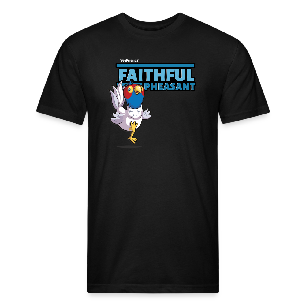 Faithful Pheasant Character Comfort Adult Tee - black