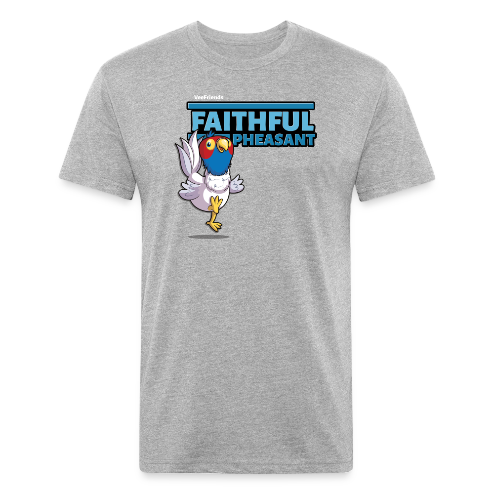 Faithful Pheasant Character Comfort Adult Tee - heather gray