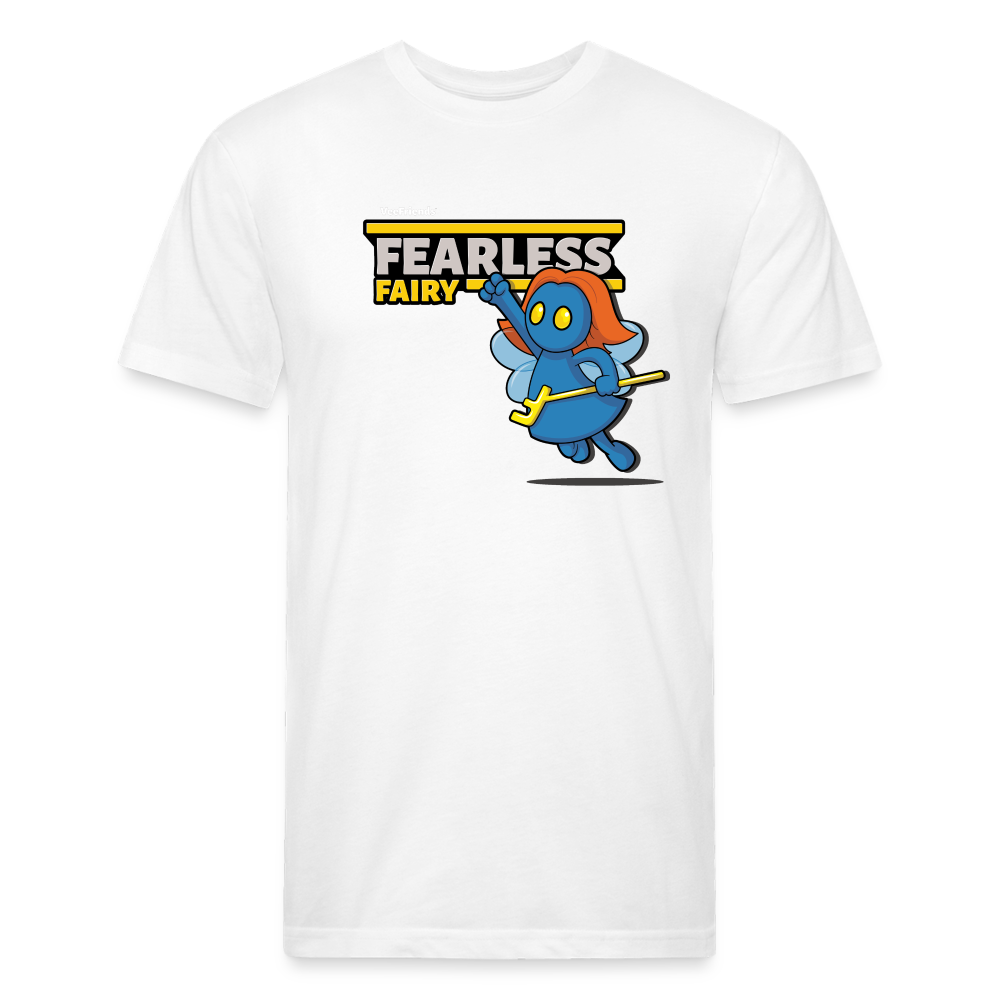 Fearless Fairy Character Comfort Adult Tee - white