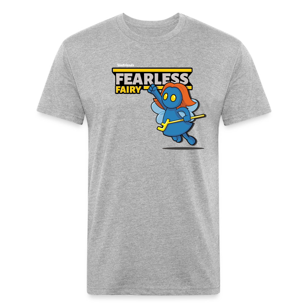 Fearless Fairy Character Comfort Adult Tee - heather gray