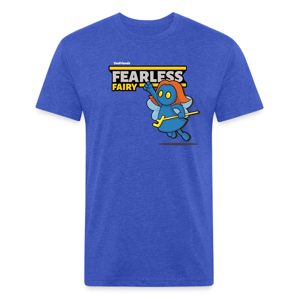 Fearless Fairy Character Comfort Adult Tee - heather royal